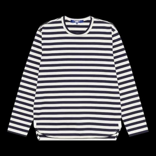Comme des Garçons x Junya Watanabe Man Striped Long-Sleeve T-Shirt 'Black/White'