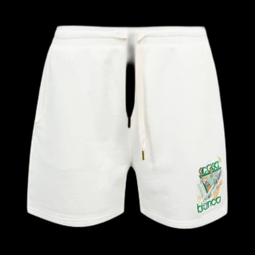 Casablanca Le Jeu Embroidered Sweatshorts 'White'