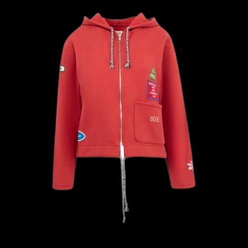 Bode Camper Hoodie 'Red'