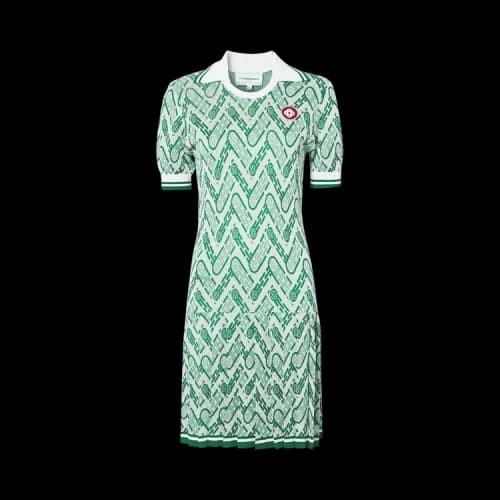 Casablanca Tennis Dress 'Green'