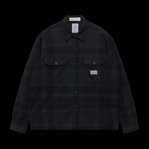 Stussy x Our Legacy Work Shop Country Shirt 'Overdye Black Flannel Check'