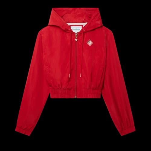 Casablanca Hooded Track Jacket 'Red'