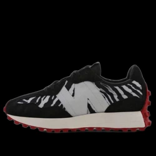 New Balance 327 Zebra Print Black Womens