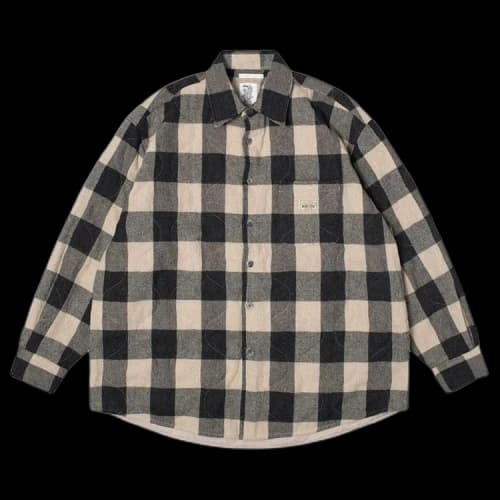 Stussy x Our Legacy Work Shop Borrowed Jacket 'Grey/Beige Check'