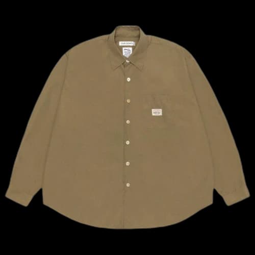Stussy x Our Legacy Work Shop Borrowed Shirt 'Olive Nylon Ripstop'