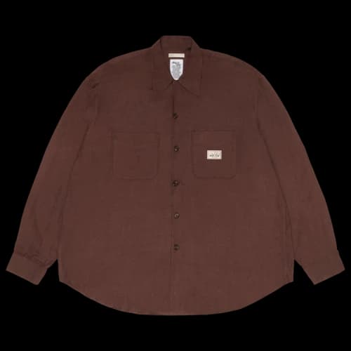 Stussy x Our Legacy Work Shop Rocco Shirt 'Umber Twill Flannel'