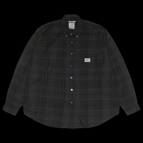Stussy x Our Legacy Work Shop Check Shirt 'Overdyed Green'