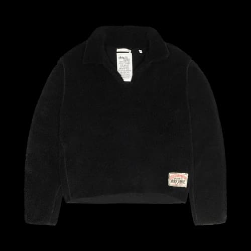 Stussy x Our Legacy Work Shop Runner Fleece Pullover 'Black'
