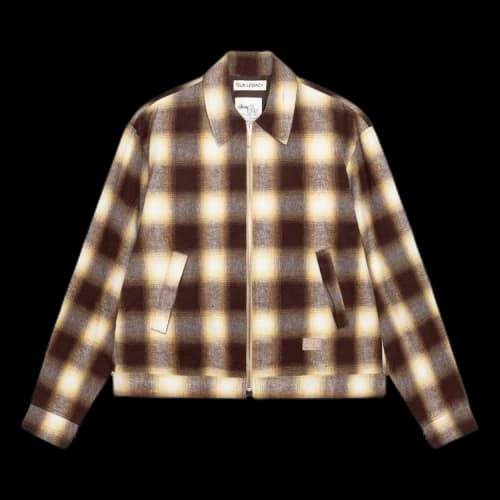 Stussy x Our Legacy Work Shop Blouson Jacket 'Nebraska Flannel Plaid'