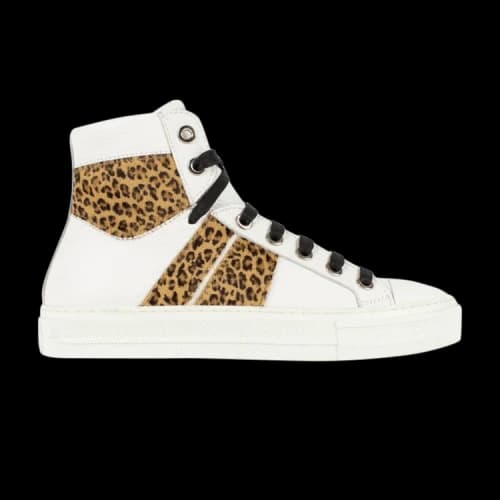 Amiri Sunset Leather 'White Leopard' (Women's)