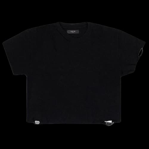 Amiri Slashed Oversized Short-Sleeve T-Shirt 'Black'