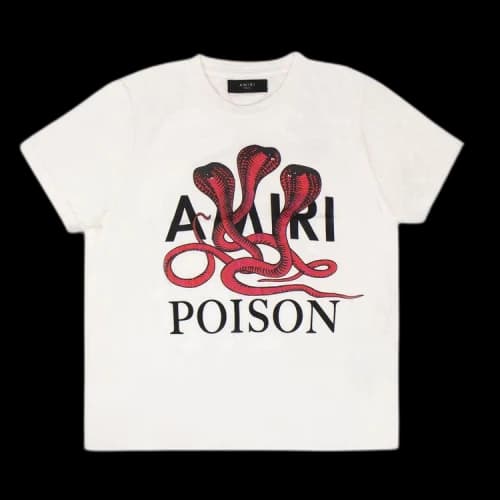 Amiri Snake Poison T-Shirt 'White'