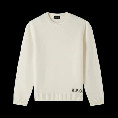 A.P.C. Edward Pullover 'Ecru/Khaki Militaire'