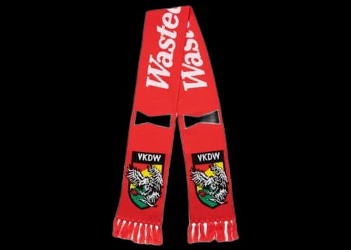 Wasted Youth Football Scarf Red