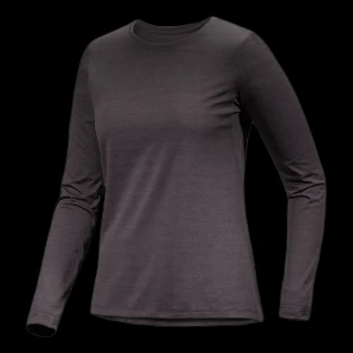 Arc'Teryx Taema Crew Neck Long Sleeve T-Shirt 'Black' (Women's)