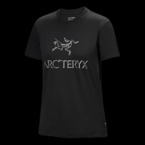 Arc'Teryx Arc'Word Cotton T-Shirt 'Black Solitude' (Women's)