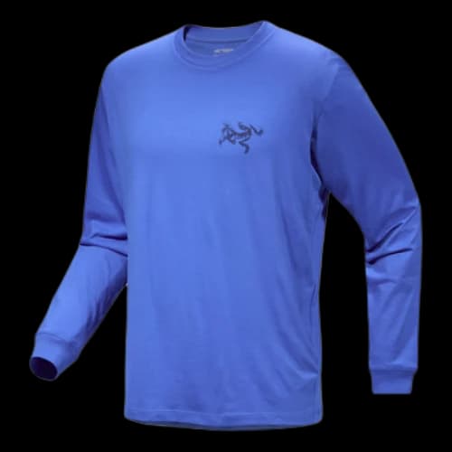 Arc'Teryx Kragg SL Cotton Bird Tile Long Sleeves T-Shirt 'Blue'