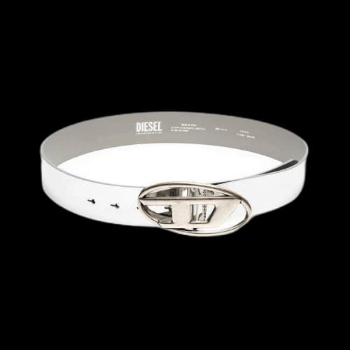 Diesel Oval D Logo B-1DR W Belt 'Grey'