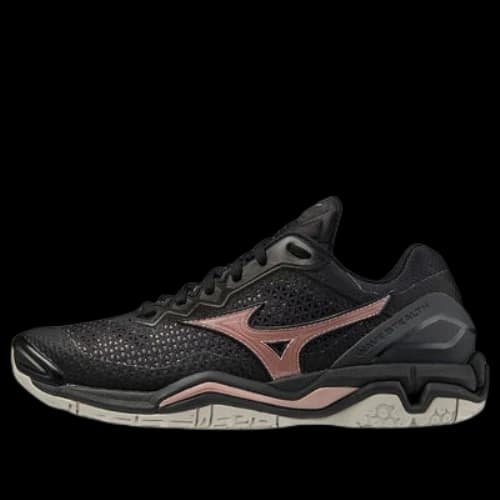 Mizuno Wave Stealth 5 Low Tops Training Shoe Black Pink