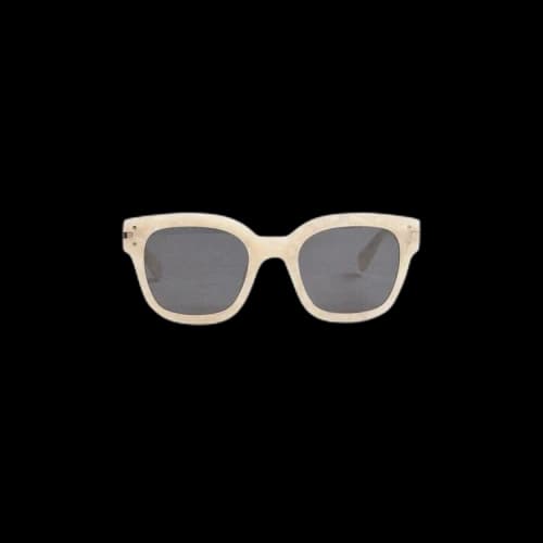 Amiri Aviator Logo Sunglasses 'Beige/Black'