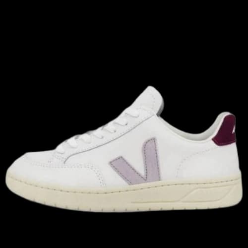 Veja V-12 Leather 'Extra White Purple'