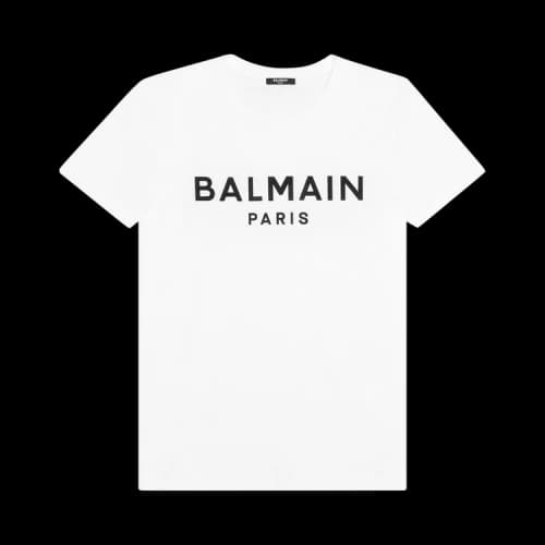 Balmain Printed T-Shirt 'Blanc/Noir'