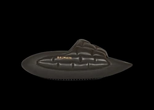 Balmain B-IT Mules Quilted Black