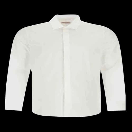 Valentino Long-Sleeve Poplin Shirt 'White'