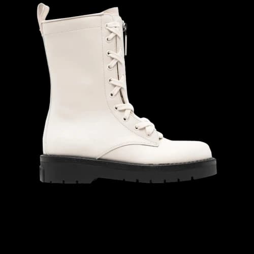 Valentino X Combat Leather Boot 'Neutrals' (Women's)