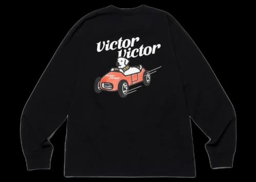 Human Made x Victor Victor L/S T-Shirt Black