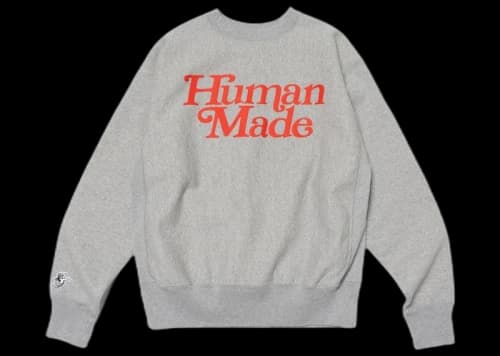 Human Made x Girls Don't Cry Crew Neck Sweatshirt Grey