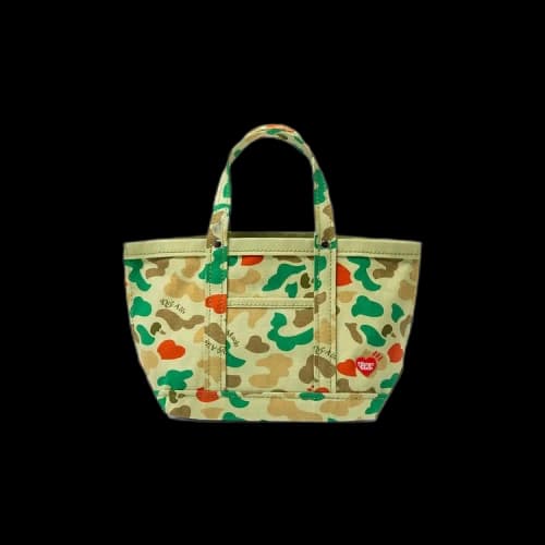 Human Made x Girls Don't Cry Heart Camo Small Tote Bag 'Green'