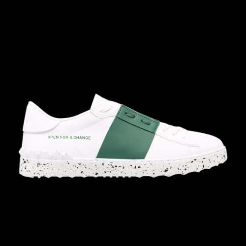 Valentino Open Sneaker 'Open For A Change - White Green'