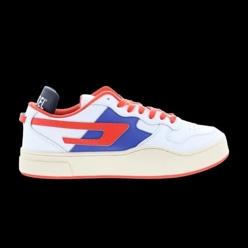 Diesel S-Ukiyo Low Star White Surf Blue Cherry Tomato