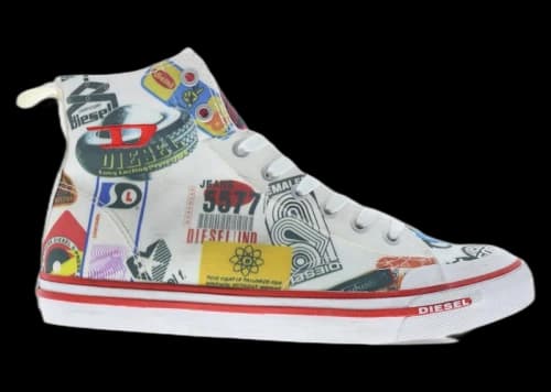 Diesel S-Athos Mid Multicolor Printed