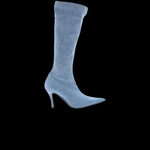 Diesel D-Venus KBT Knee High Boot Blue Stretch Denim (Women's)