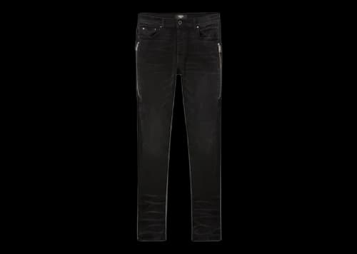 AMIRI Half Track Denim Jeans Aged Black