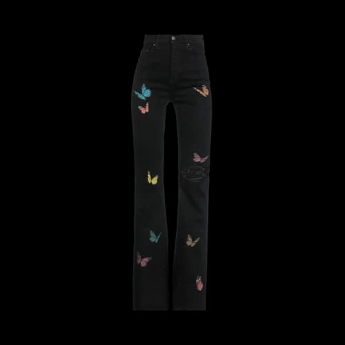 Amiri Butterfly Flare Broken Jean 'Salmon'