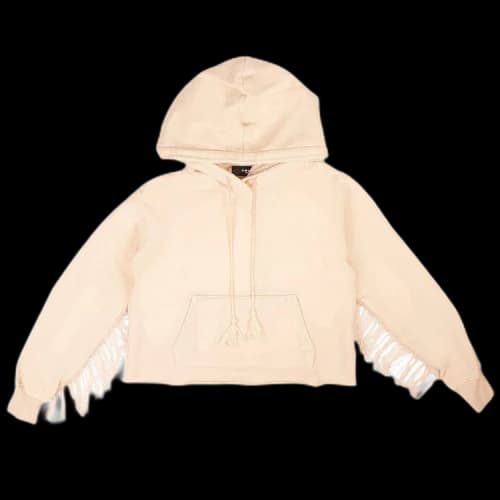 Amiri Fringe Hoodie 'Beige'