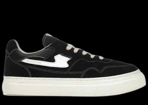 Stepney Workers Club Pearl S-Strike Suede Black White