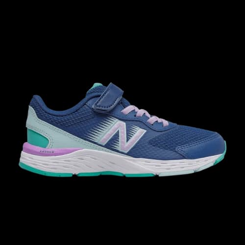 New Balance 680v6 Bungee Big Kid X-Wide 'Captain Blue Mint'