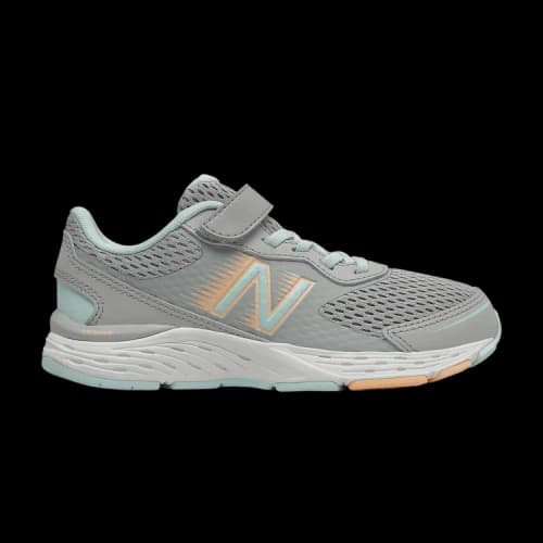 New Balance 680v6 Bungee Big Kid Wide 'Rain Cloud Pale Blue Chill'