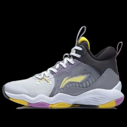 (GS) Li-Ning LiRen 2 Mid 'Grey Yellow Purple'