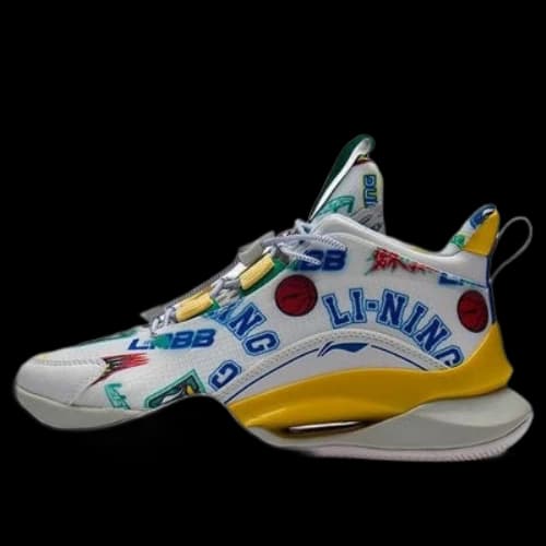 (GS) Li-Ning Team2.0 Mid 'White Yellow Blue'