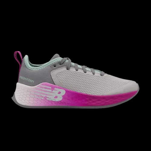 (GS) New Balance Fresh Foam Fast v2 'Light Aluminum Poison Berry'