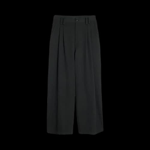 Y's KO-Front Double Tucked Pant 'Black'