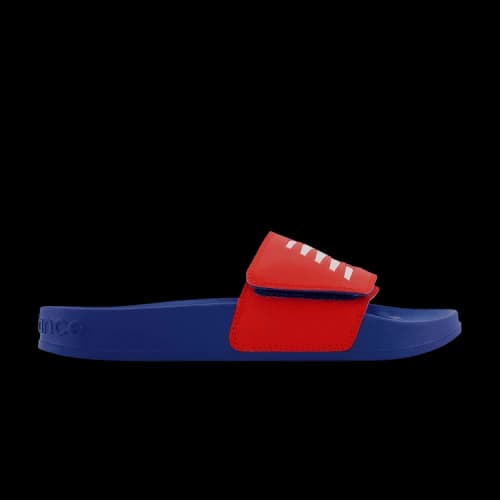 New Balance 200 Adjustable Slide Big Kid 'Neo Flame Blue Groove'