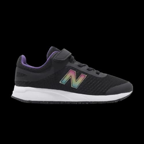 New Balance 455 Wide Kids 'Black Purple White'