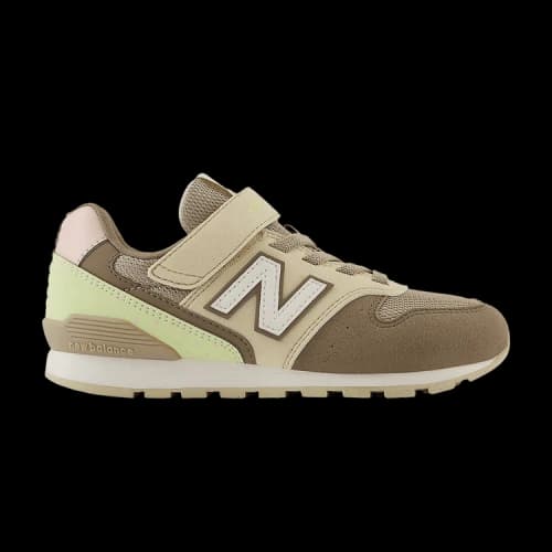 New Balance 996 Hook & Loop Big Kid Wide 'Mushroom Sandstone'