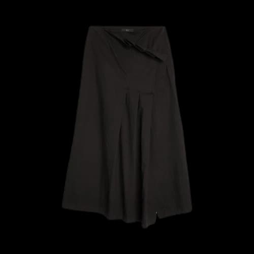 Y's H-Pleated Wrap Skirt 'Black'
